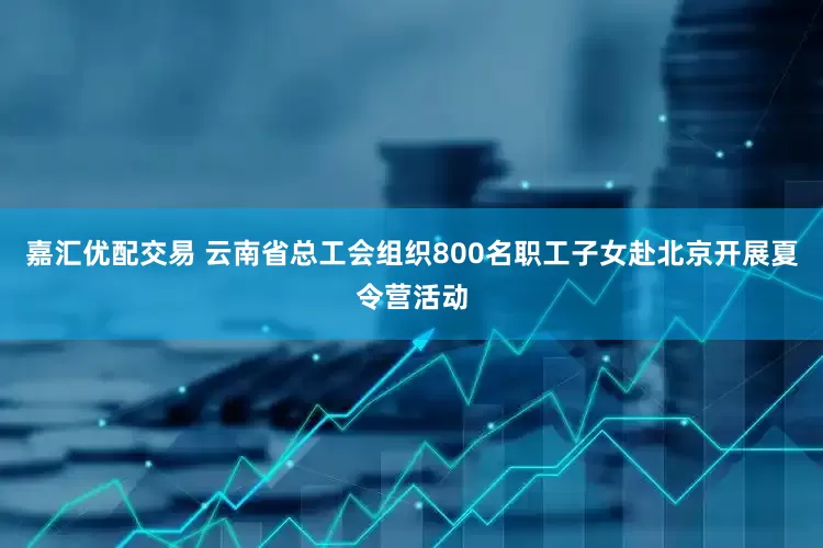 嘉汇优配交易 云南省总工会组织800名职工子女赴北京开展夏令营活动